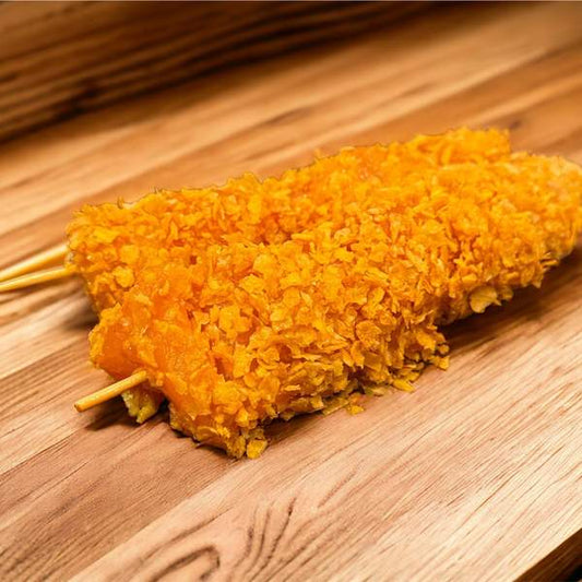 Spiedini di pollo con panatura croccante ai cereali