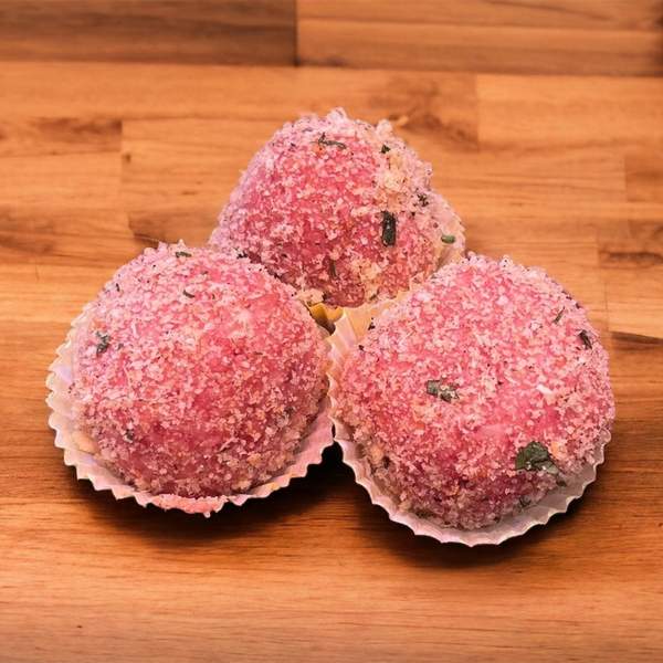 Polpette ripiene cotto e formaggio