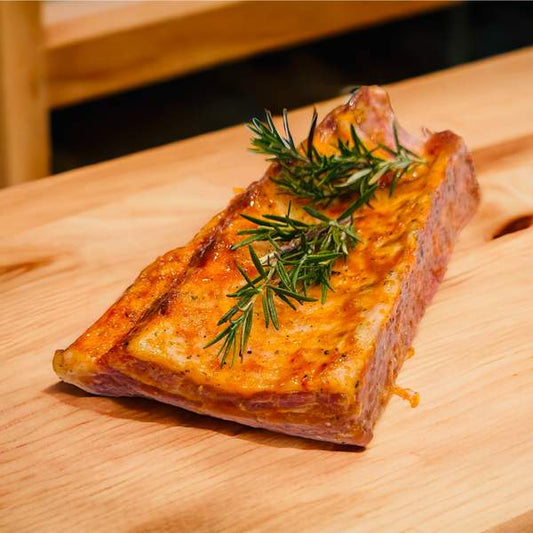 Ribs di suino intera miele e salsa barbecue