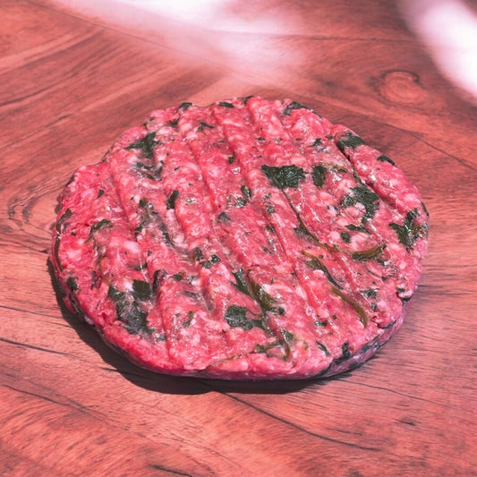 Hamburger con spinaci
